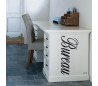 Skrivebord i træ 150 x 70 cm - Antik hvid