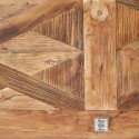 Konsolbord i genanvendt elmetræ 180 x 50 cm - Antik hvid/Natur