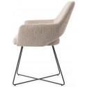 2 x Yanai Spisebordsstole H85 cm polyester - Sort/Duegrå
