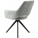 2 x Yanai Rotérbare Spisebordsstole H86 cm polyester - Sort/Terracotta