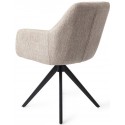 2 x Noto Rotérbare Spisebordsstole H86 cm polyester - Sort/Gul