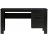 Skrivebord i fyrretræ H74 x B141 x D59 cm - Sort