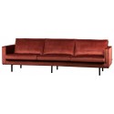 3-personers sofa i velour B277 cm - Teal