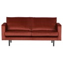 2,5-personers sofa i velour B190 cm - Teal