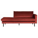 Daybed sofa i velour B206 cm - Teal