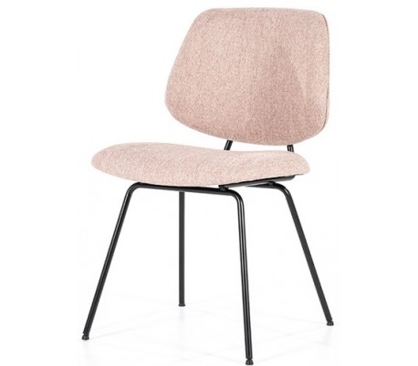 2 x Alex Spisebordsstole i ægte læder H86 cm - Sort