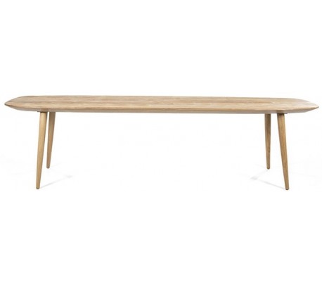 Spisebord i genanvendt teaktræ 260 x 100 cm - Teak