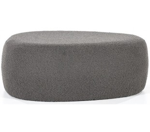 Liby puf i polyester 70 x 49 cm - Antracit
