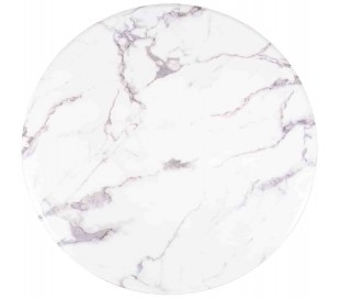 Rundt spisebord marmor 2