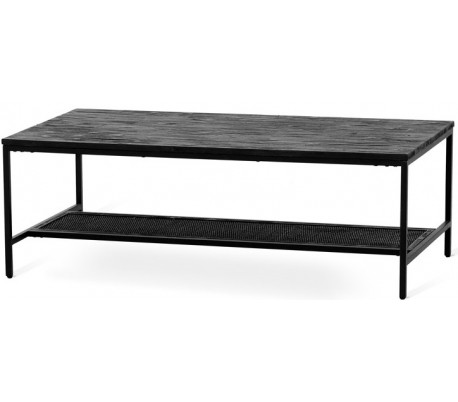 Gotham spisebord i akacietræ og metal 190 x 95 cm - Sort/Sortbejset