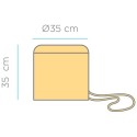 Amalfi trådløs udendørs gulvlampe H148 cm - Sort/Natur