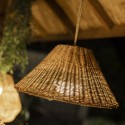 Sisine trådløs udendørs loftlampe Ø40 cm - Natur