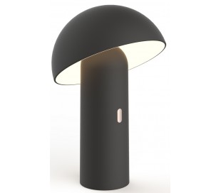 trådløs bordlampe sort led