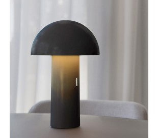 trådløs bordlampe sort led 2