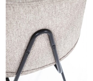 Lynn spisebordsstol i polyester H82 cm - Sort/Grå 2