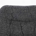 Danica rotérbar lænestol i polyester H81 cm - Sort/Antracit