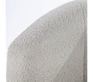 Charlotte lænestol i polyester H75 cm - Grå 2