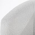 Charlotte lænestol i polyester H75 cm - Ecru