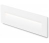 Rasq Væglampe til indbygning 25 x 8,6 cm 8,5W LED - Hvid