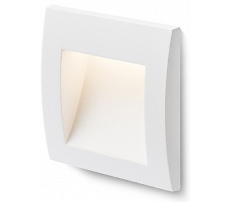 Se Gordiq S Væglampe til indbygning 9 x 9 cm 1,5W LED - Hvid hos Lepong.dk