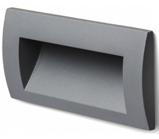 Gordiq L Væglampe til indbygning 14 x 7 cm 3W LED - Hvid 2