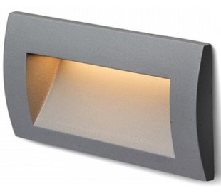 Gordiq L Væglampe til indbygning 14 x 7 cm 3W LED - Hvid