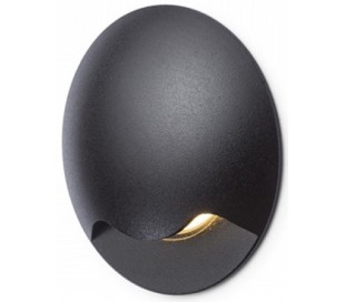 Kick l Væglampe til indbygning Ø5 cm 3W LED - Hvid