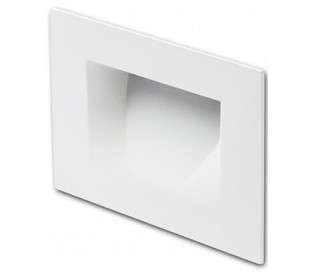 Gordiq L Væglampe til indbygning 14 x 7 cm 3W LED - Hvid 2