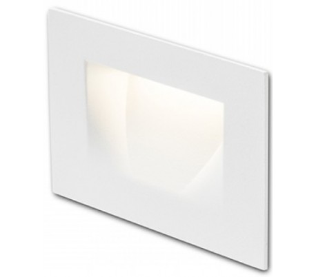 Se Per Væglampe til indbygning 10,7 x 7 cm 3W LED - Hvid hos Lepong.dk