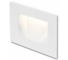 Per Væglampe til indbygning 10,7 x 7 cm 3W LED - Hvid