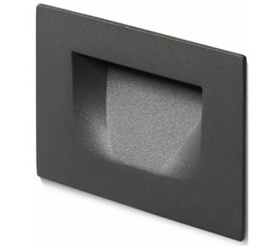 Per Væglampe til indbygning 10,7 x 7 cm 3W LED - Hvid 2