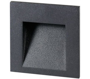 Tess SQ Væglampe til indbygning 6,4 x 6,7 cm 3W LED - Hvid