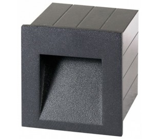 Tess SQ Væglampe til indbygning 6,4 x 6,7 cm 3W LED - Hvid 2
