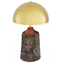 Lawson Bordlampe H47 cm 1 x E27 - Poleret messing/Rustik sort