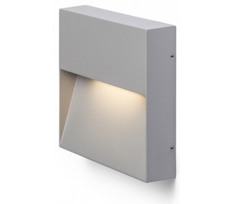 Aqila SQ Væglampe i metal 15 x 15 cm 6W LED - Hvid