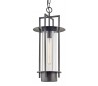 Carroll Park loftlampe i stål og glas H68 - 248 cm 1 x E27 - Aldret bronze/Klar