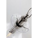 Ivy Loftlampe i stål og glas Ø32 cm 1 x E27 - Antik messing/Klar