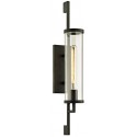 Park Slope væglampe i jern og glas H53,4 cm 1 x E27 - Sort/Klar