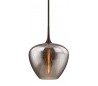 West End Loftlampe i stål og glas Ø41 cm 1 x E27 - Aldret bronze/Smoked rain