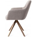 2 x Kinko Rotérbare Spisebordsstole H84 cm polyester - Guld/Earl Grey