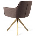 2 x Hofu Rotérbare Spisebordsstole H82 cm polyester - Sort/Gråmeleret