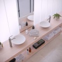 Ideavit Solidfox bordmonteret håndvask Ø35 cm Solid surface - Mat hvid
