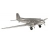 Authentic Models DC-3 Fly 97 x 65 cm - Poleret sølv