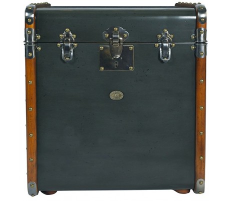 Billede af Authentic Models Kuffert sidebord 53 x 45 cm - Vintage honning/Vintage petroliumsblå