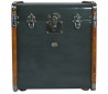 Authentic Models Kuffert sidebord 53 x 45 cm - Vintage honning/Vintage petroliumsblå