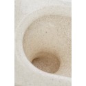 Woodio Block væghængt toilet H33 cm ECO - Natural aspen