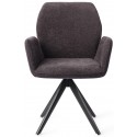 2 x Misaki Rotérbare Spisebordsstole H87 cm polyester - Guld/Antracit