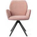 2 x Misaki Rotérbare Spisebordsstole H87 cm polyester - Sort/Grå