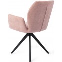 2 x Misaki Rotérbare Spisebordsstole H87 cm polyester - Sort/Grå