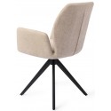 2 x Misaki Rotérbare Spisebordsstole H87 cm polyester - Sort/Antracit